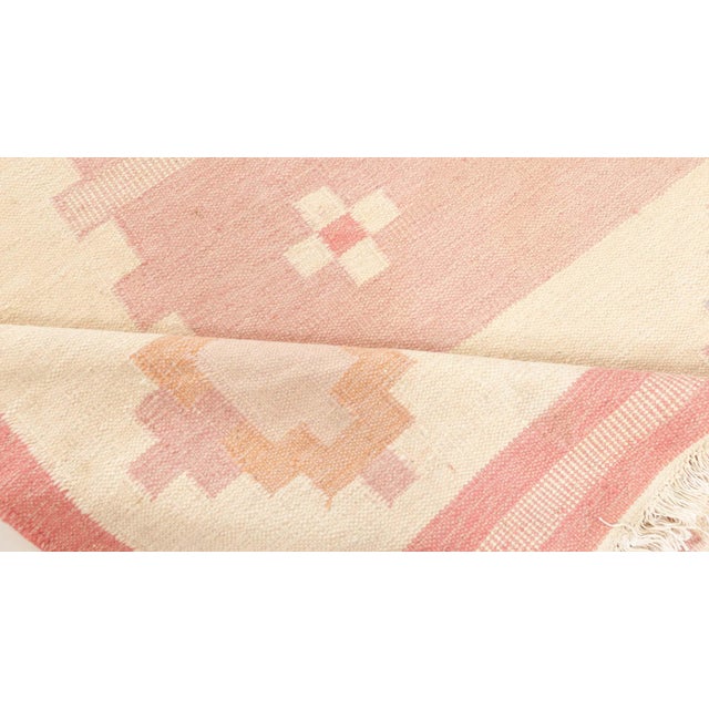 Mid-Century Modern Doris Leslie Blau Vintage Swedish Double Sided Rug For Sale - Image 3 of 8