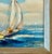2020s Sailboat Seascape Waves Original Oil on Canvas, by Alton (Framed) For Sale - Image 5 of 9
