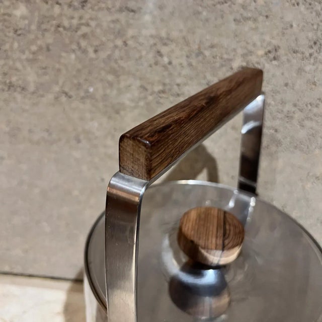 1960s Swedish Cultura Stainless Ice Bucket Sweden For Sale - Image 12 of 12