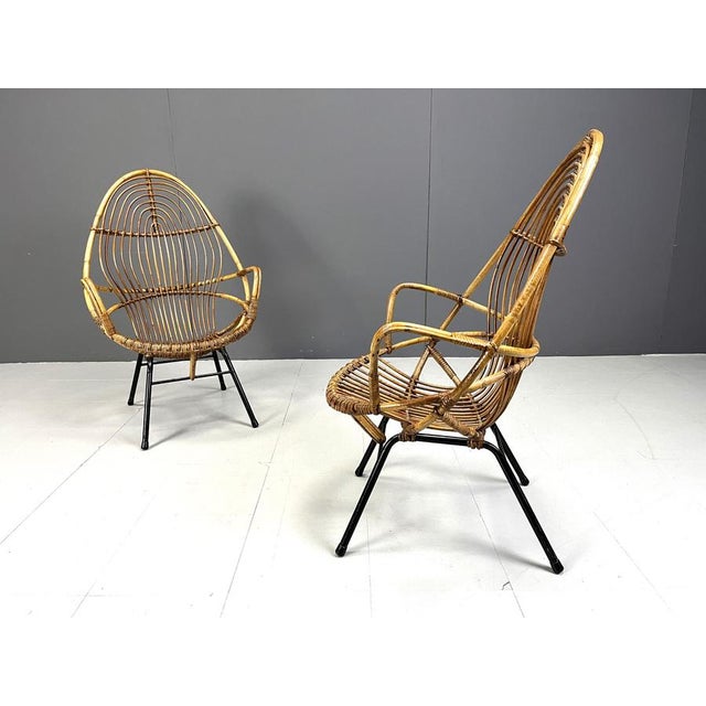 Mid-Century Chairs by Rohe Nordwolde, Netherlands, 1960s, Set of 2 For Sale - Image 3 of 12