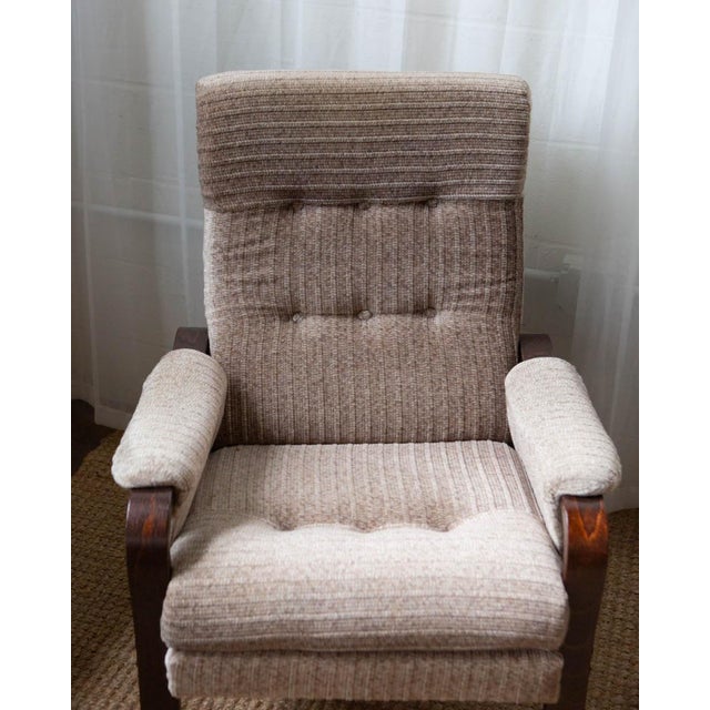 1960s Danish Beech Lounge Chairs - A Pair For Sale - Image 4 of 14