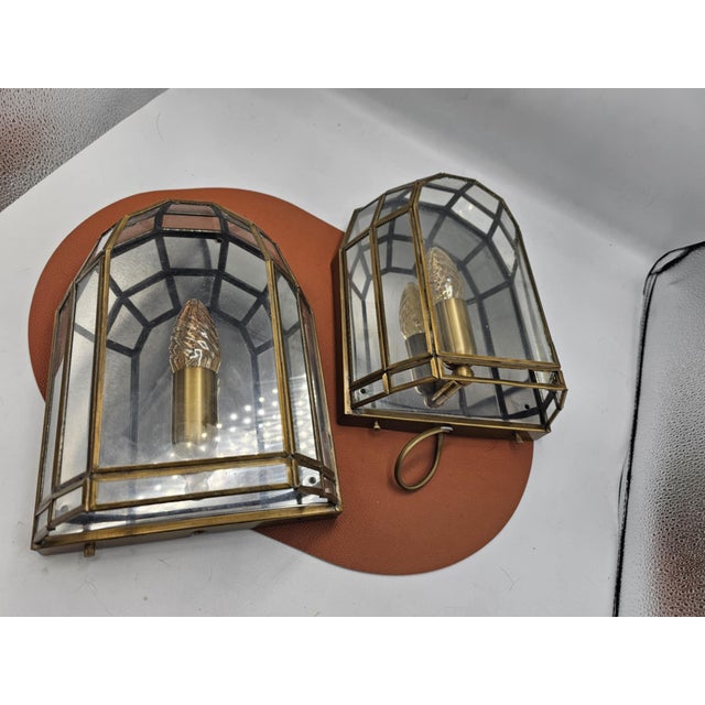 1970s Brass Wall Lamp by Jonas Design, 1970s For Sale - Image 5 of 8