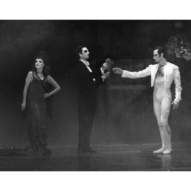 Black and white dance photograph from the archive of British photographer Malcolm Hoare (1942-1994). Hoare photographed...