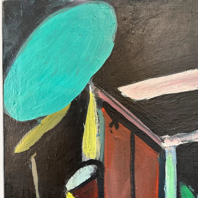 Modern Jason Berger, Untitled (The Garden of Estombar,) Oil on Canvas, Circa 1989 For Sale - Image 3 of 5
