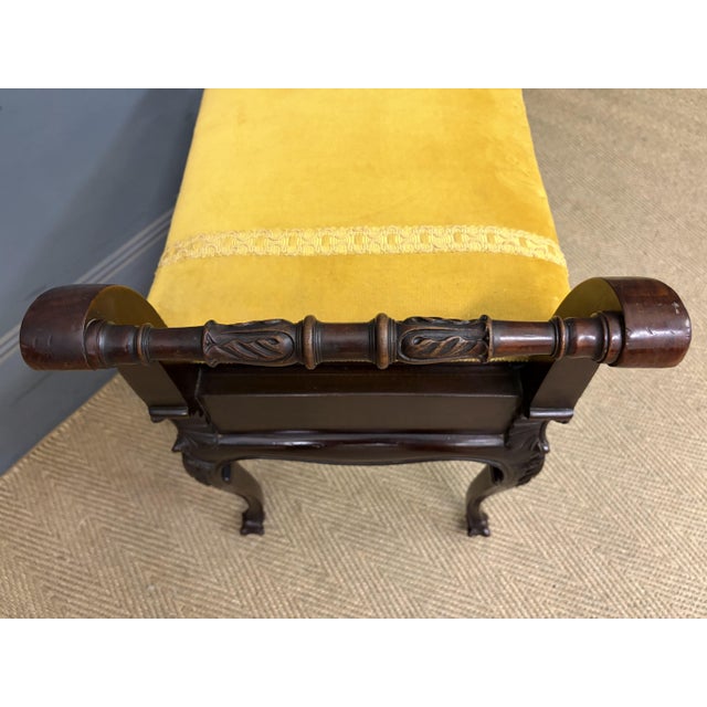 Late 19th Century Antique Mahogany Piano Stool, 1895 For Sale - Image 5 of 16
