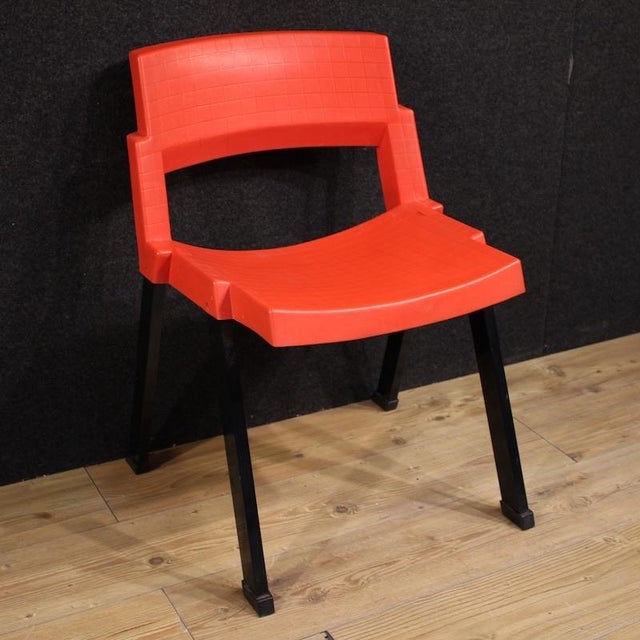 Red City Chairs by Lucci & Orlandini for Lamm, 1980s, Set of 2 For Sale - Image 9 of 13