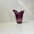 Venini Purple Murano Glass Vase in the style of Fulvio Bianconi for Venini, 1950s For Sale - Image 4 of 9
