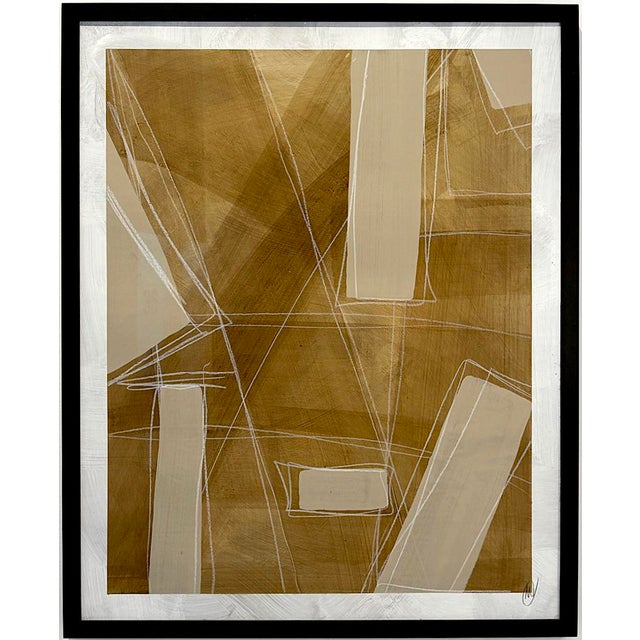 Crossings I - By Murray Duncan Mixed media on paper Size: 32" × 44" Unframed, signed Part of a series of four. Crossings I...