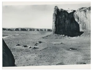 Monument Valley, Utah/Arizona, USA, 1960s, Black & White Photograph