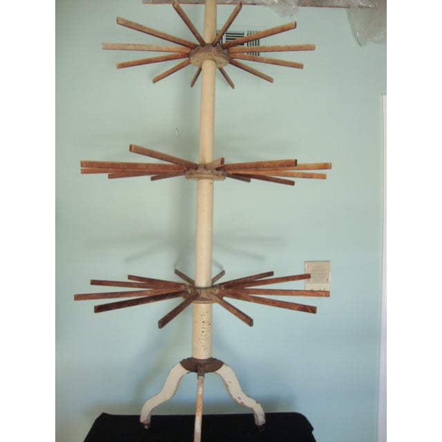 Vintage Antique THE PEASE CLOTHESTREE. Patented July 19 1910 by the H.G. Wood Manufacturing Company in Maine. Collapsible...