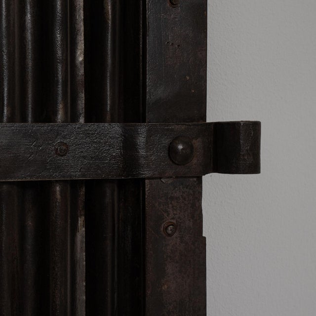 Early 20th Century Early 20th Century Czech Republic Black Iron Door For Sale - Image 5 of 17
