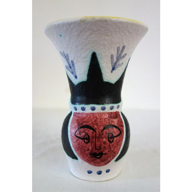Ceramic Vase by Jacques Sagan for Vallauris, 1950s For Sale - Image 6 of 11