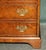 George III Style Burr Elm Chest of Drawers with Brushing Slide For Sale - Image 9 of 18