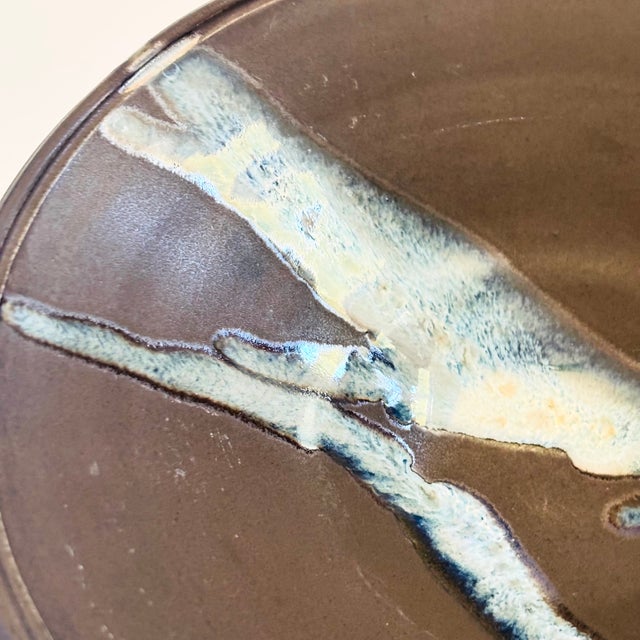 Black Abstract Studio Pottery Bowl For Sale In San Francisco - Image 6 of 10