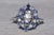 The Elfrida: Ladies 14K Sapphire and Diamond Cluster Ring For Sale - Image 10 of 12