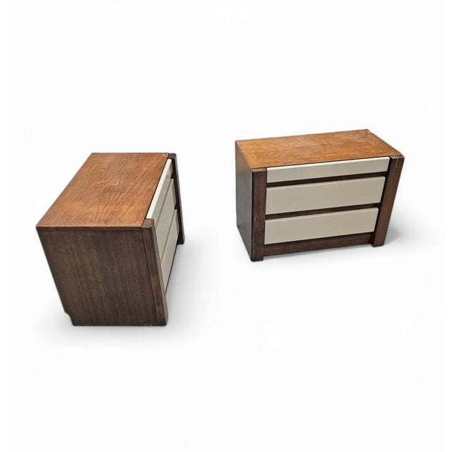 Vintage Scandinavian Bedside Tables, 1970s, Set of 2 For Sale - Image 5 of 8