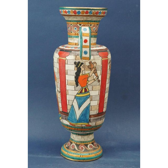 1930s Vintage Ceramic Vase by Cima C.I.M.A. Deruta, 1930s For Sale - Image 5 of 18