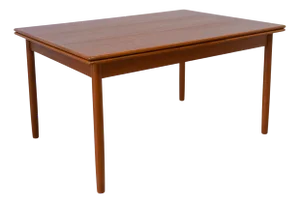 Danish Mid-Century Extendable Teak Dining Table, 1960s