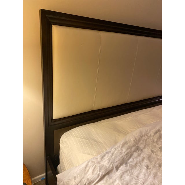 Contemporary Ethan Allen Modern King Bedframe For Sale - Image 3 of 6