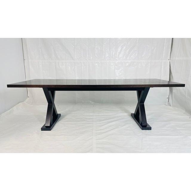 Holly Hunt Christian Liaigre “Courier” Solid Oak Dining Table for Holly Hunt, Usa For Sale - Image 4 of 18