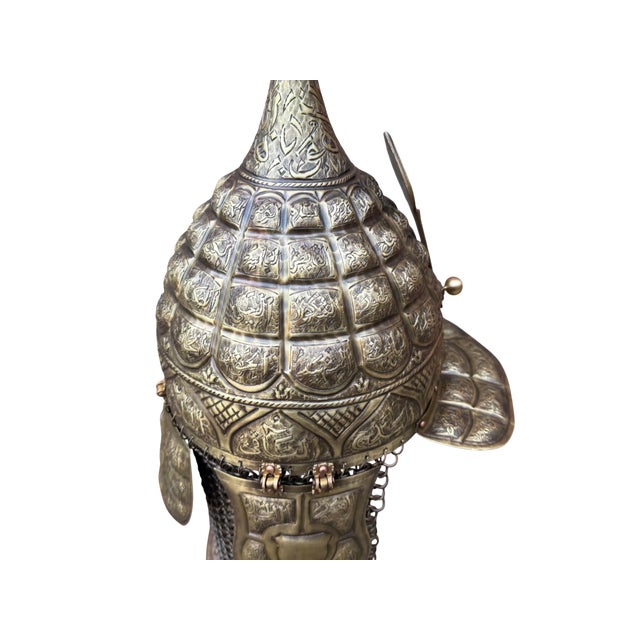 Engraved Esma-Ul Husna Ottoman Helmet For Sale - Image 15 of 17