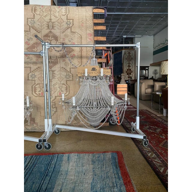 English Timothy Oulton 12 Light Large Chandelier For Sale - Image 3 of 12