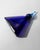 Blue Vintage Italian Triangular Royal Blue Murano Glass Decanter, 1960s For Sale - Image 8 of 13