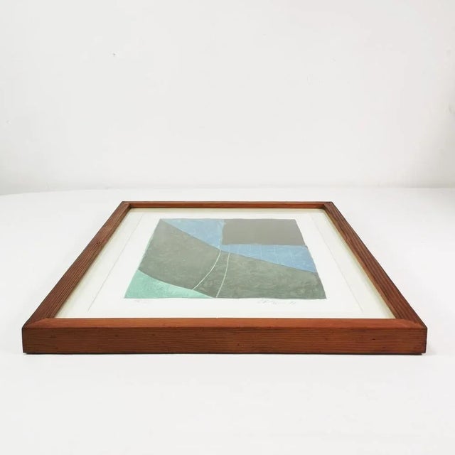 Contemporary Edgar Hofschen, Abstract Graphics, 1992, Serigraph For Sale - Image 3 of 9