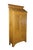 75-inch-tall antique Golden Oak schoolhouse supply cabinet, bookkeeper’s standing secretary, bookcase or wardrobe, circa...