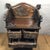 Mid 20th Century Vintage Chinese Huali Rosewood Altar Shrine Cabinet With Intricate Relief Carvings For Sale - Image 5 of 9