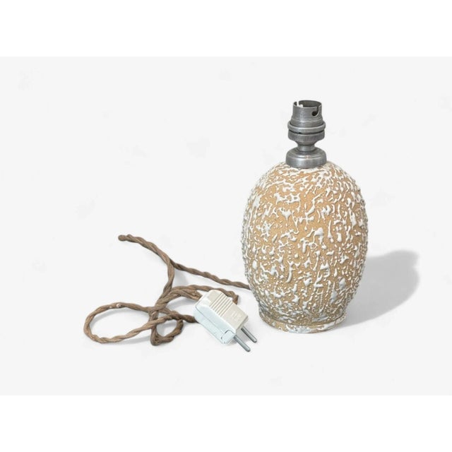 Jean Besnard, French Art Deco, Ceramic, Table Lamp, France, 1960s For Sale - Image 10 of 10