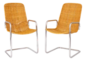 Set of Italian Cantilever Chairs, 1970s