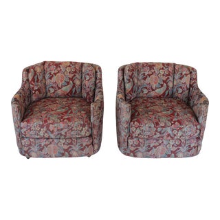 Pair of Vintage Club Chairs For Sale