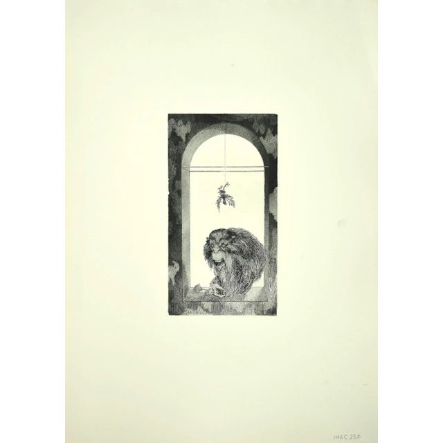 The Monkey is an original Contemporary artwork realized in the 1970s by the italian artist Leo Guida. Original Etching on...