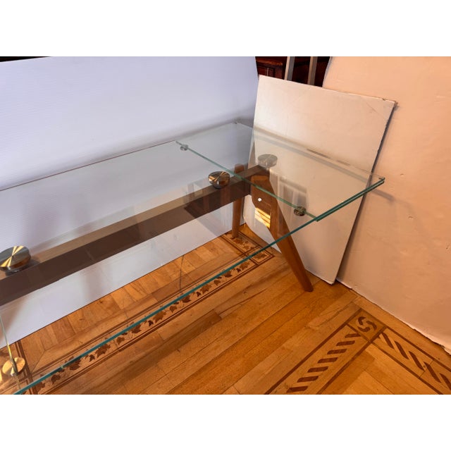 Glass BoConcept Monza Extendable Glass Dining Table For Sale - Image 7 of 12