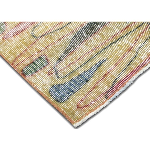 Mid-Century Modern 1960s Turkish Mid-Century-Modern Rug For Sale - Image 3 of 5