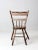 Wood Antique Primitive Plank Seat Chair For Sale - Image 7 of 11