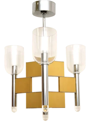 Vintage Italian Chandelier by Gaetano Sciolari, 1970s