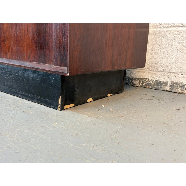 Danish Mid 20th Century Modern Rosewood Tambour Door Chest by Dyrlund For Sale In New York - Image 6 of 13