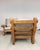 Brutalist Mid-Century Brutalist French Oak Armchairs, 1920s, Set of 2 For Sale - Image 3 of 9
