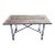 Restoration Hardware Reclaimed Elm Wood Table With Cast Iron Table For Sale