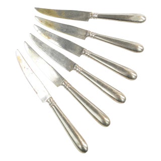 Art Deco Knives, Germany, 1930s, Set of 6 For Sale