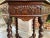 Brown Antique French Octagon Sofa Table Carved Oak Barley Twist Louis XIII Renaissance For Sale - Image 8 of 12