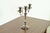 Tiffany and Co. Tiffany & Co. Style Antique Victorian Silverplate Three-Light Candelabra For Sale - Image 4 of 16