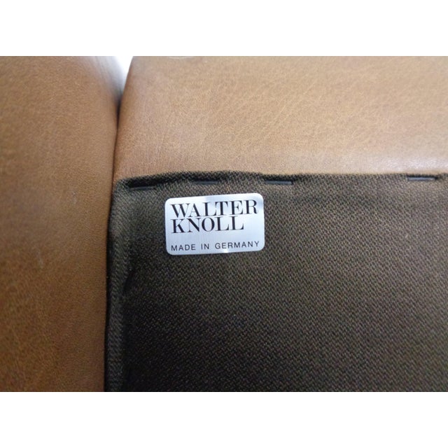 1960s Mid-Century German Leather Cocktail Chairs from Walter Knoll, 1960s, Set of 2 For Sale - Image 5 of 18