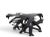 Contemporary Black Teak Root Console Table For Sale - Image 3 of 7