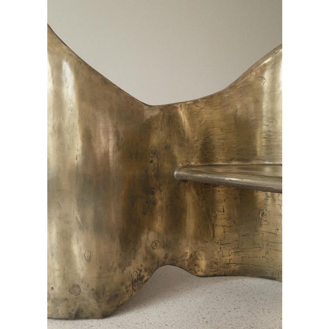 Not Yet Made - Made To Order Toi & Moi Loveseat in Polished Brass Resin Over Inox by Atelier Ellery For Sale - Image 5 of 12