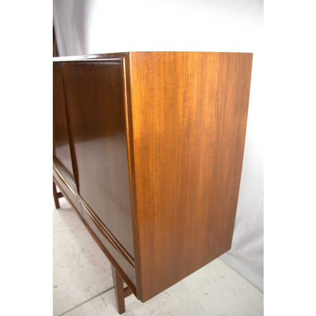 1960s Danish Teak Highboard by E. W. Bach for Sejling Skabe For Sale In New York - Image 6 of 11