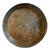 Vintage large rustic industrial style round iron tray from India. Hand-formed from heavy-gauge iron, its broad, shallow...