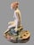 Weller Pottery Vintage Weller Muskota Art Pottery Figural Art Nouveau Leda & Swan Flower Frog For Sale - Image 4 of 9